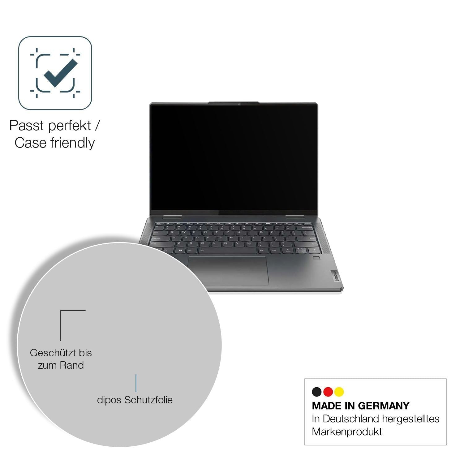 2x 9H Schutzfolie matt für Lenovo Yoga 7 14iAL7 14 (6)
