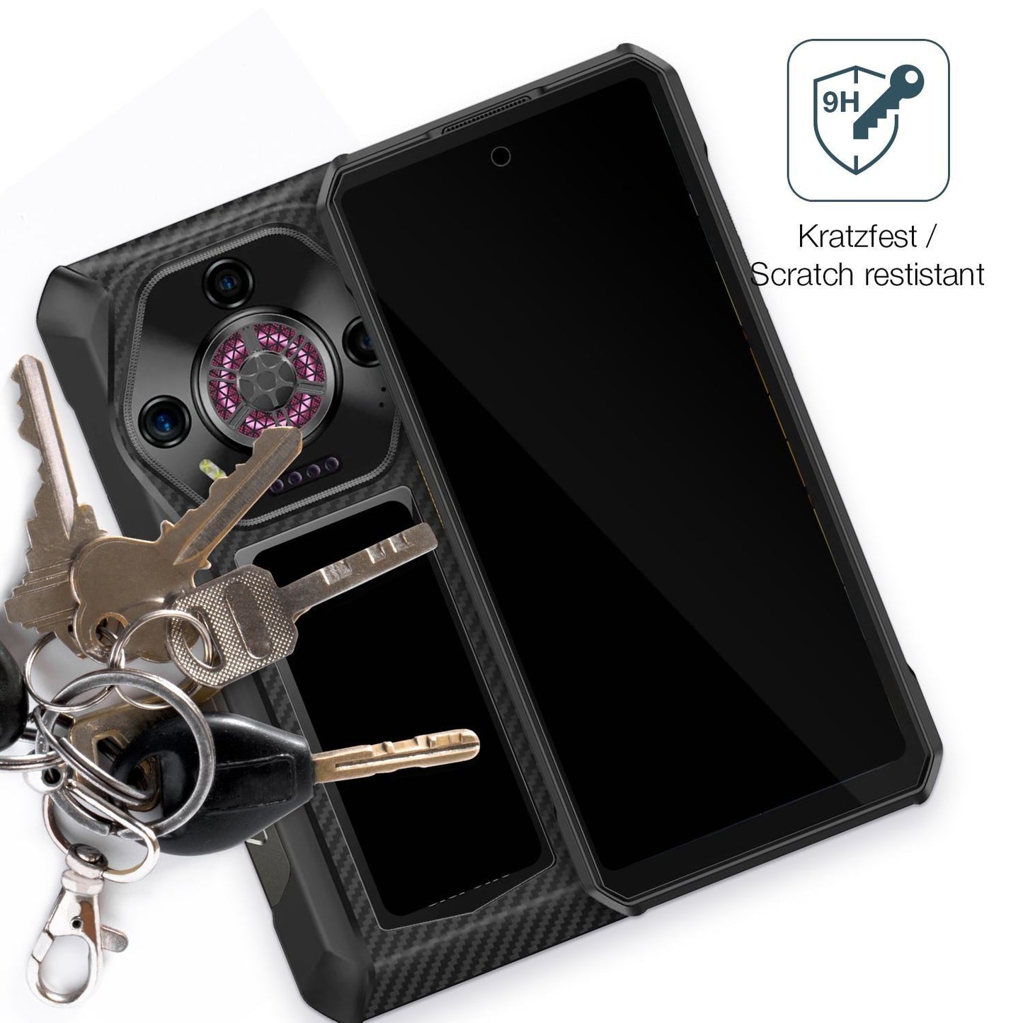 2x 9H Schutzfolie für Ulefone Armor 30 Pro (inkl.  (2)