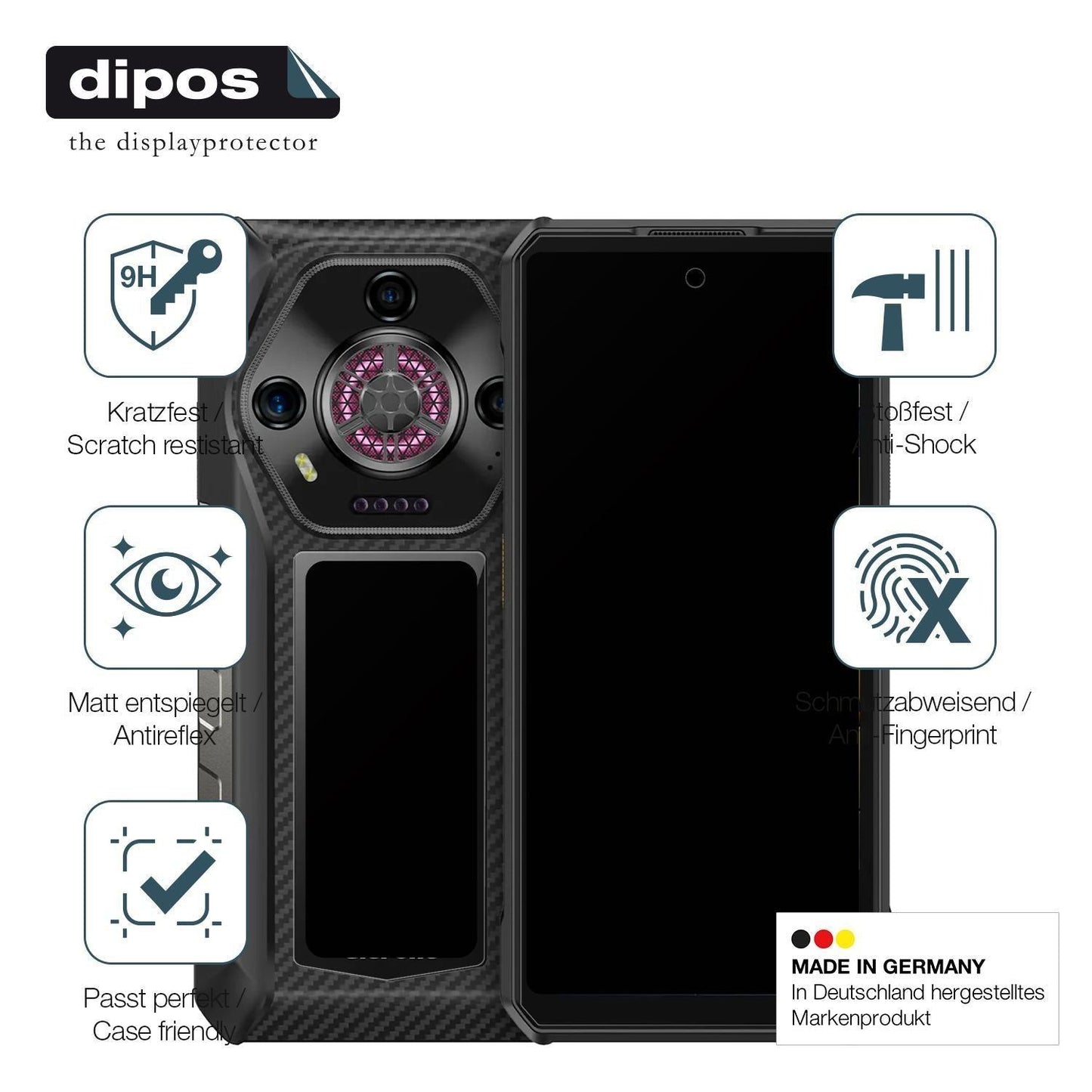 2x 9H Schutzfolie matt für Ulefone Armor 30 Pro (i (6)