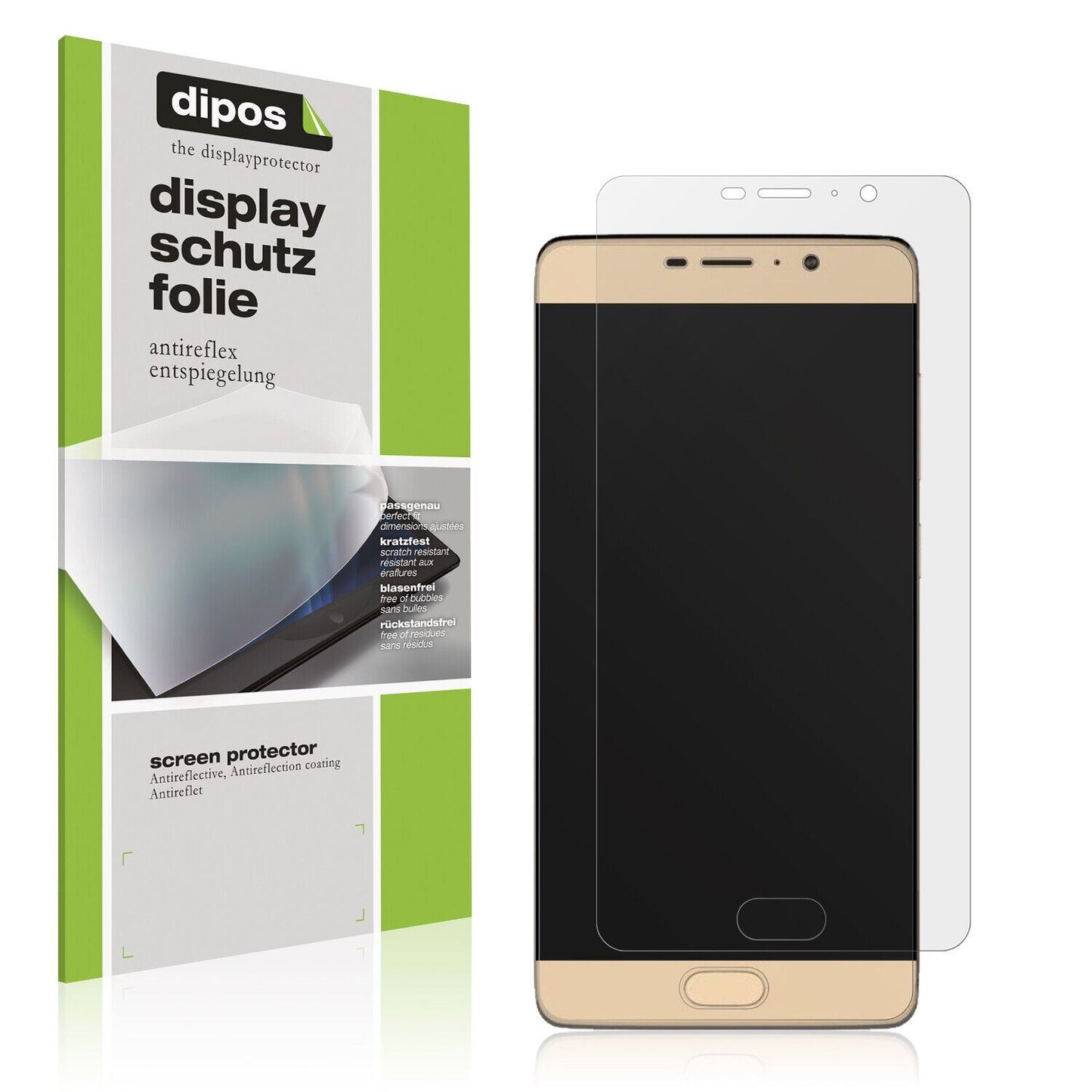 5x Schutzfolie matt für Panasonic Eluga A3 Pro Dis (1)