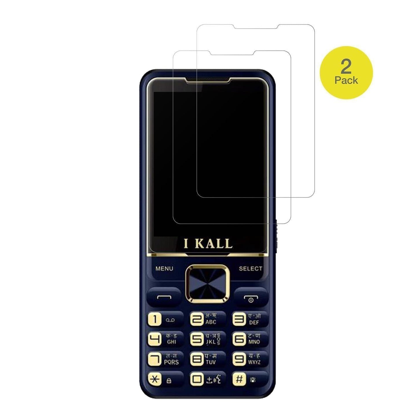 2x Full Cover Schutzfolie matt für I Kall K20 Pro (2)