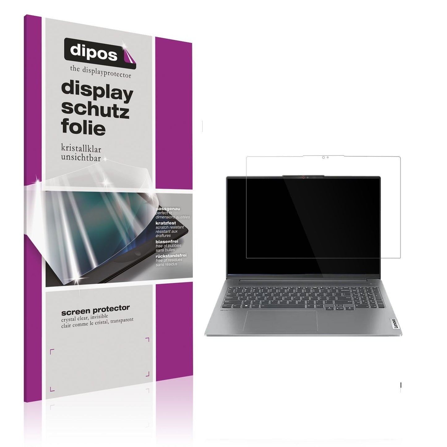 2x Schutzfolie klar für Lenovo IdeaPad Pro 5i Gen  (1)