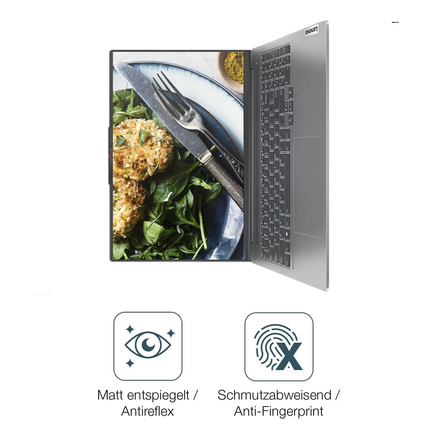 2x Schutzfolie matt für Lenovo IdeaPad Pro 5i Gen  (4)