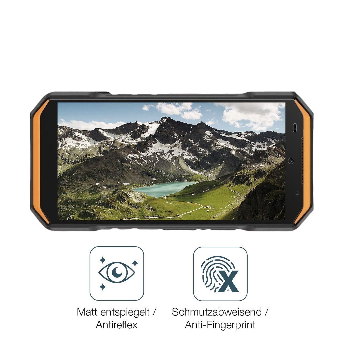 2x 9H Schutzfolie matt für Ulefone Armor X32 Panze (5)