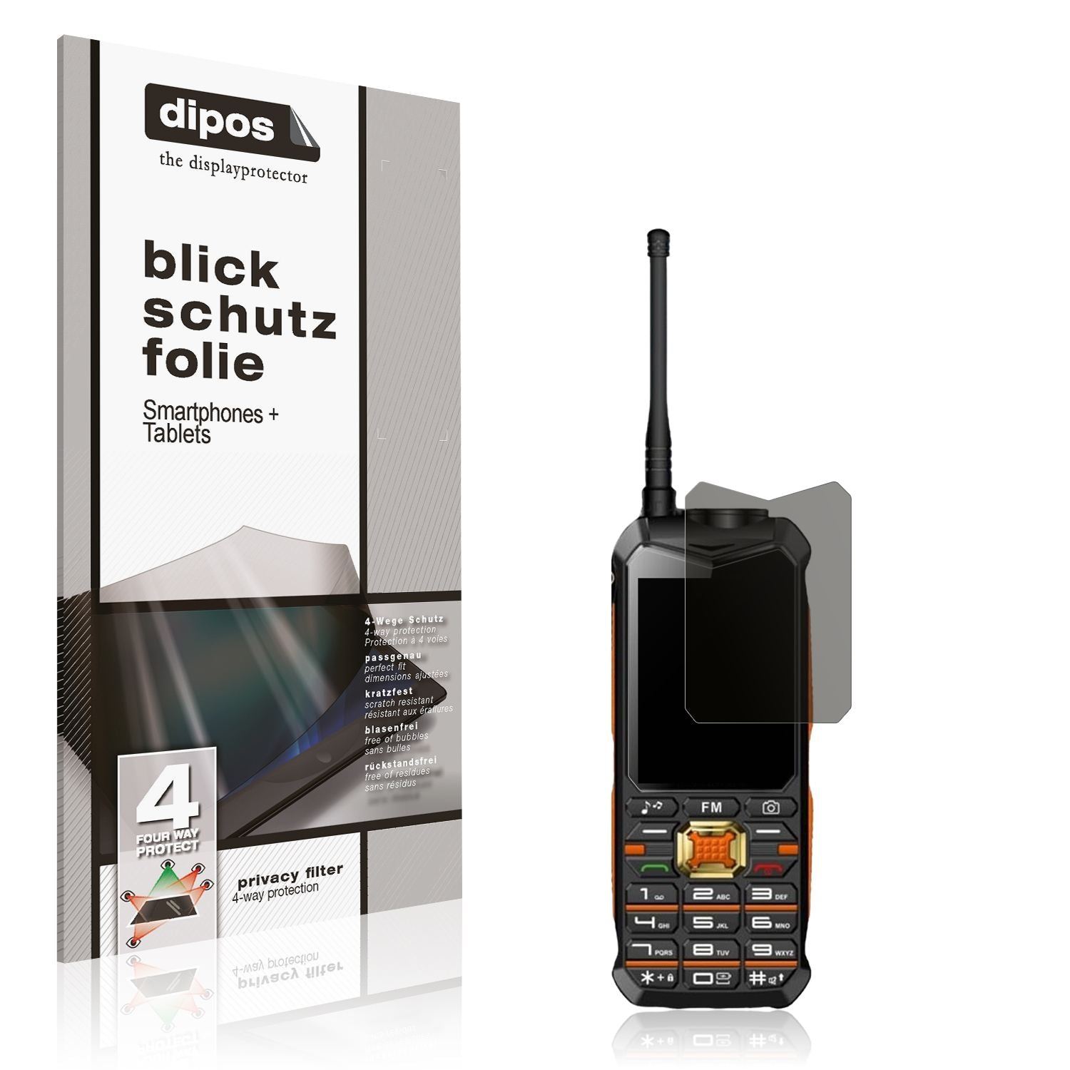 Blickschutzfolie für I Kall K777 New matt Schutzfo (1)