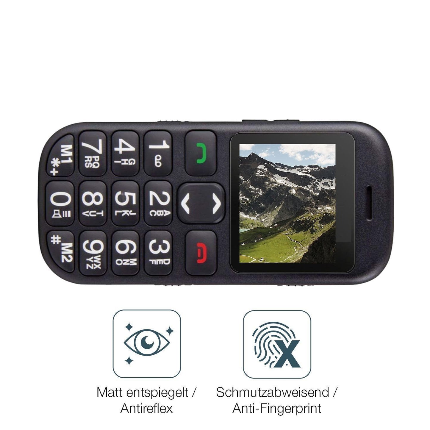 4x Schutzfolie matt für Swisstone BBM 320c Display (4)