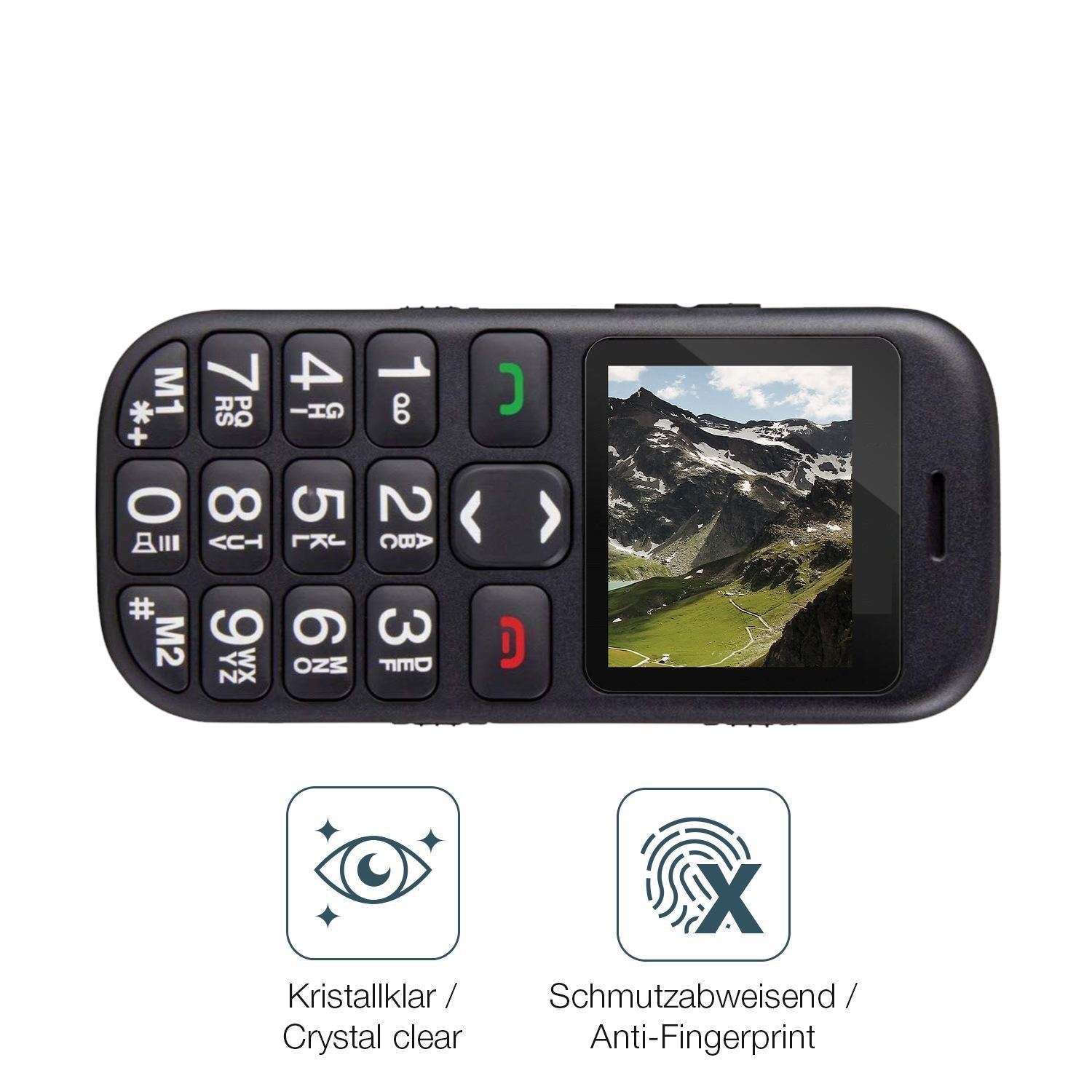 2x 9H Schutzfolie für Swisstone BBM 320c Panzerfol (5)