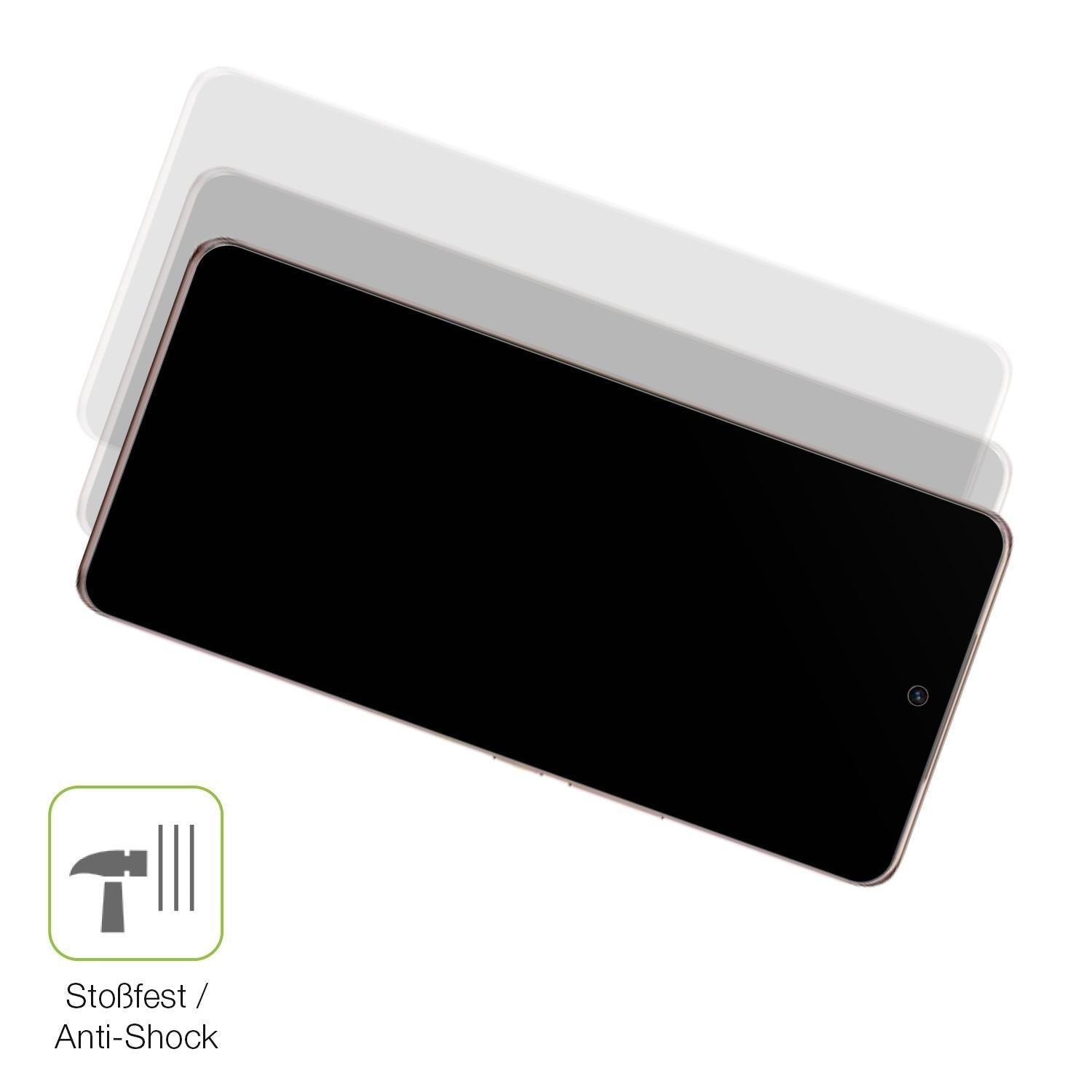 2x Full Cover Schutzfolie matt für Vivo V50e (4)