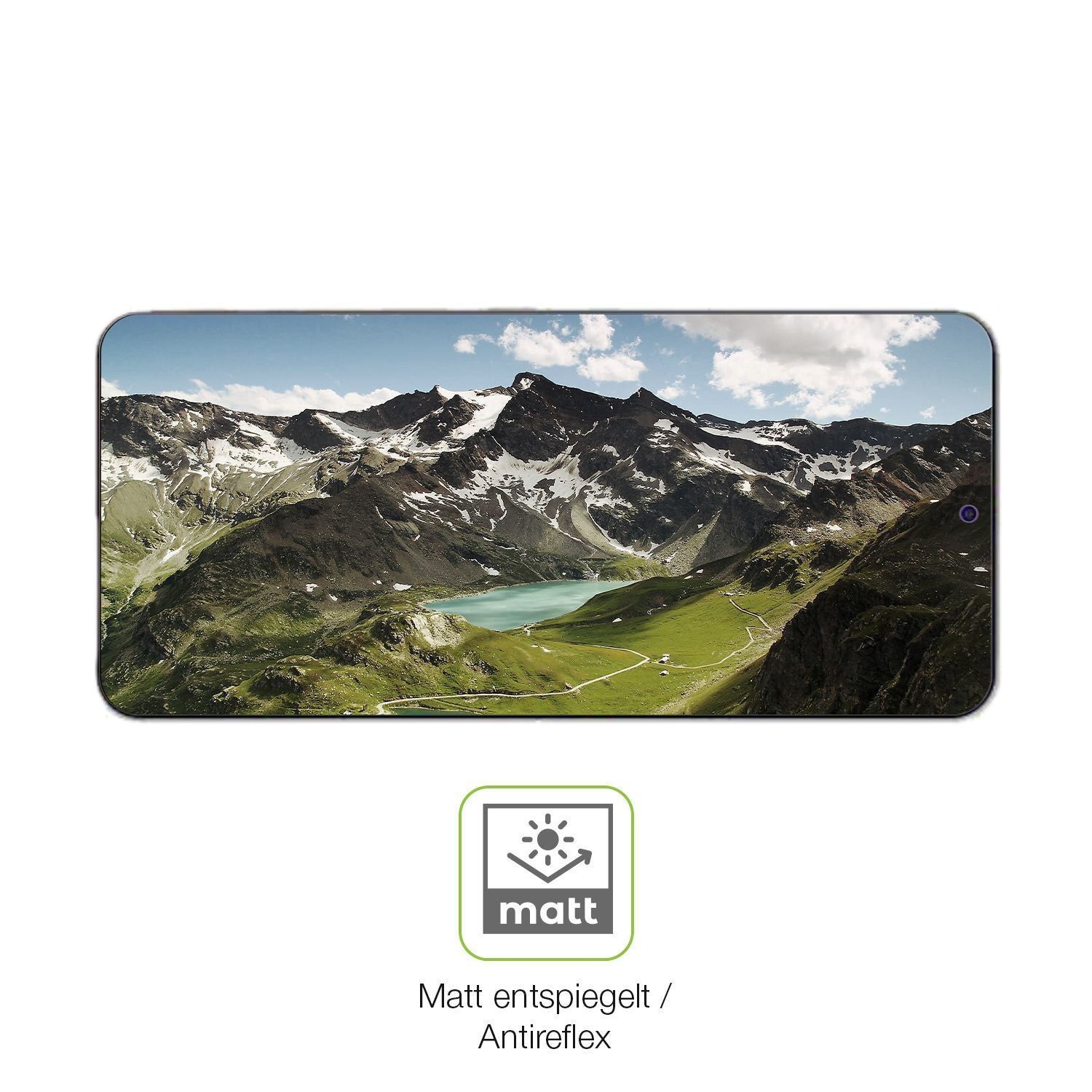 2x Full Cover Schutzfolie matt für Lava Bold 5G (5)