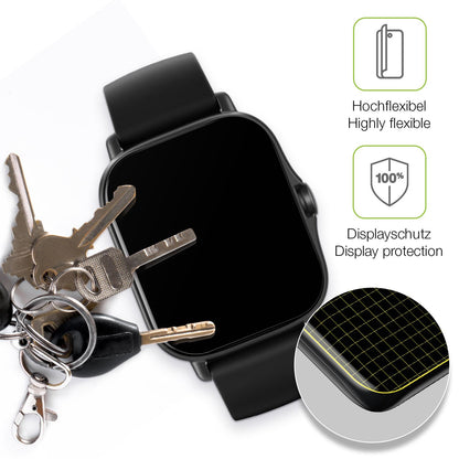2x Full Cover Schutzfolie matt für Amazfit Gts 2e (3)