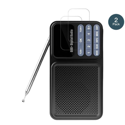 2x 9H Schutzfolie für Gallypek DAB Radio Panzerfol (2)