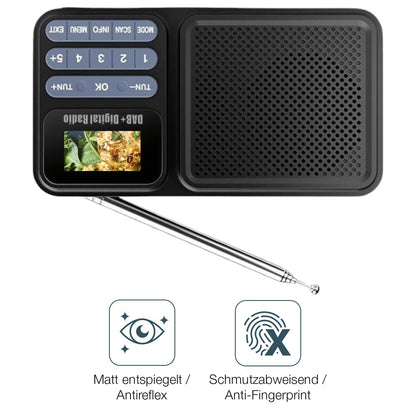 2x 9H Schutzfolie matt für Gallypek DAB Radio Panz (5)