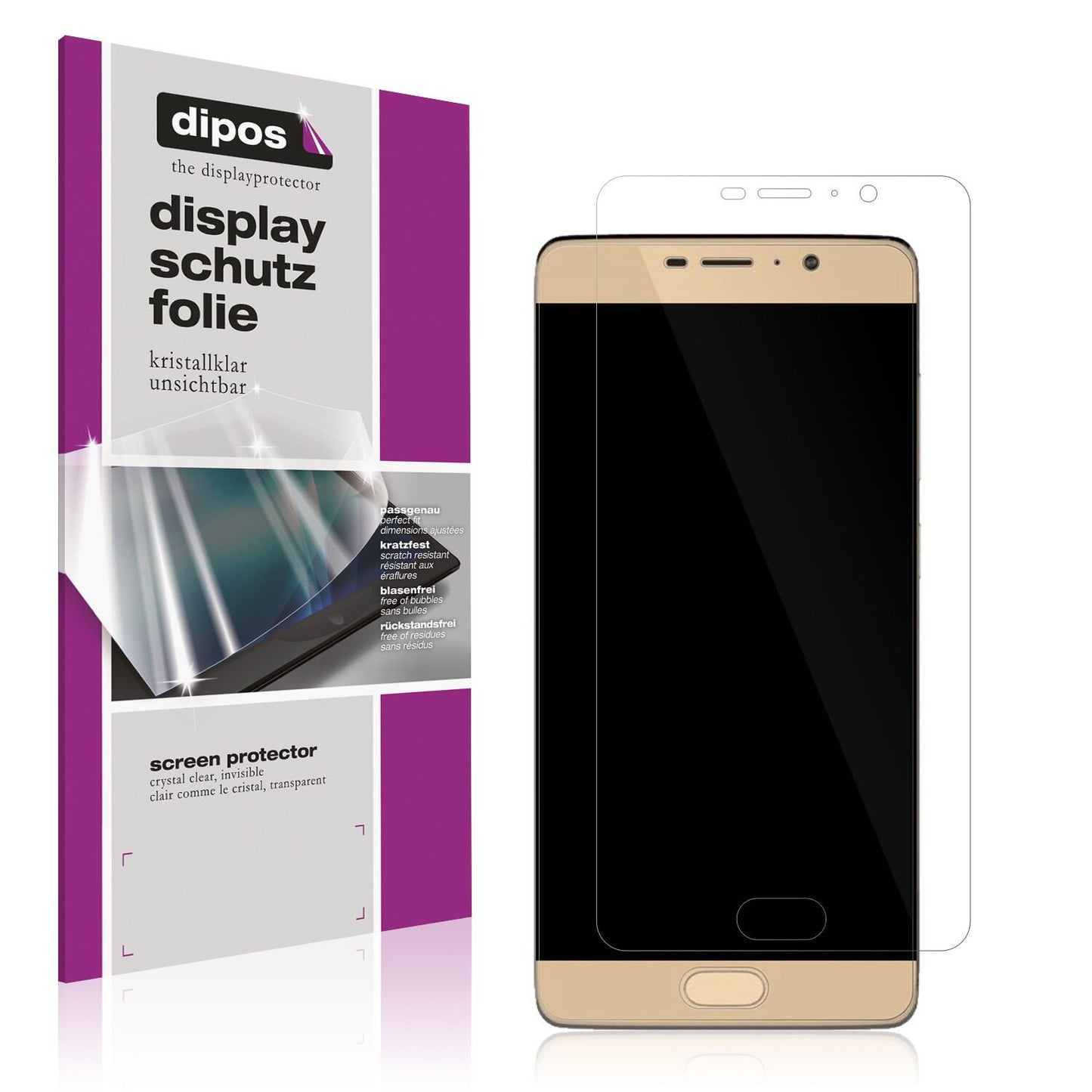 2x Schutzfolie klar für Panasonic Eluga A3 Pro Dis (1)