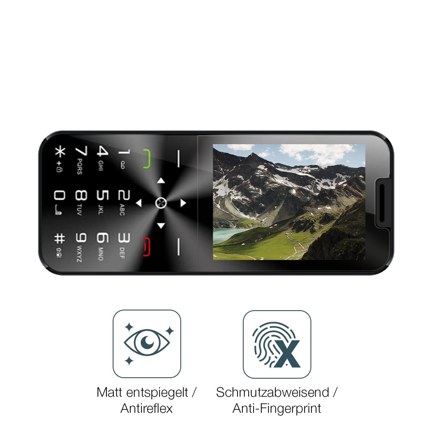 4x Schutzfolie matt für I Kall A1 Display-Schutzfo (4)