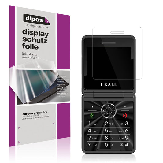 4x Schutzfolie klar für I Kall A3 Flip Display-Sch (1)