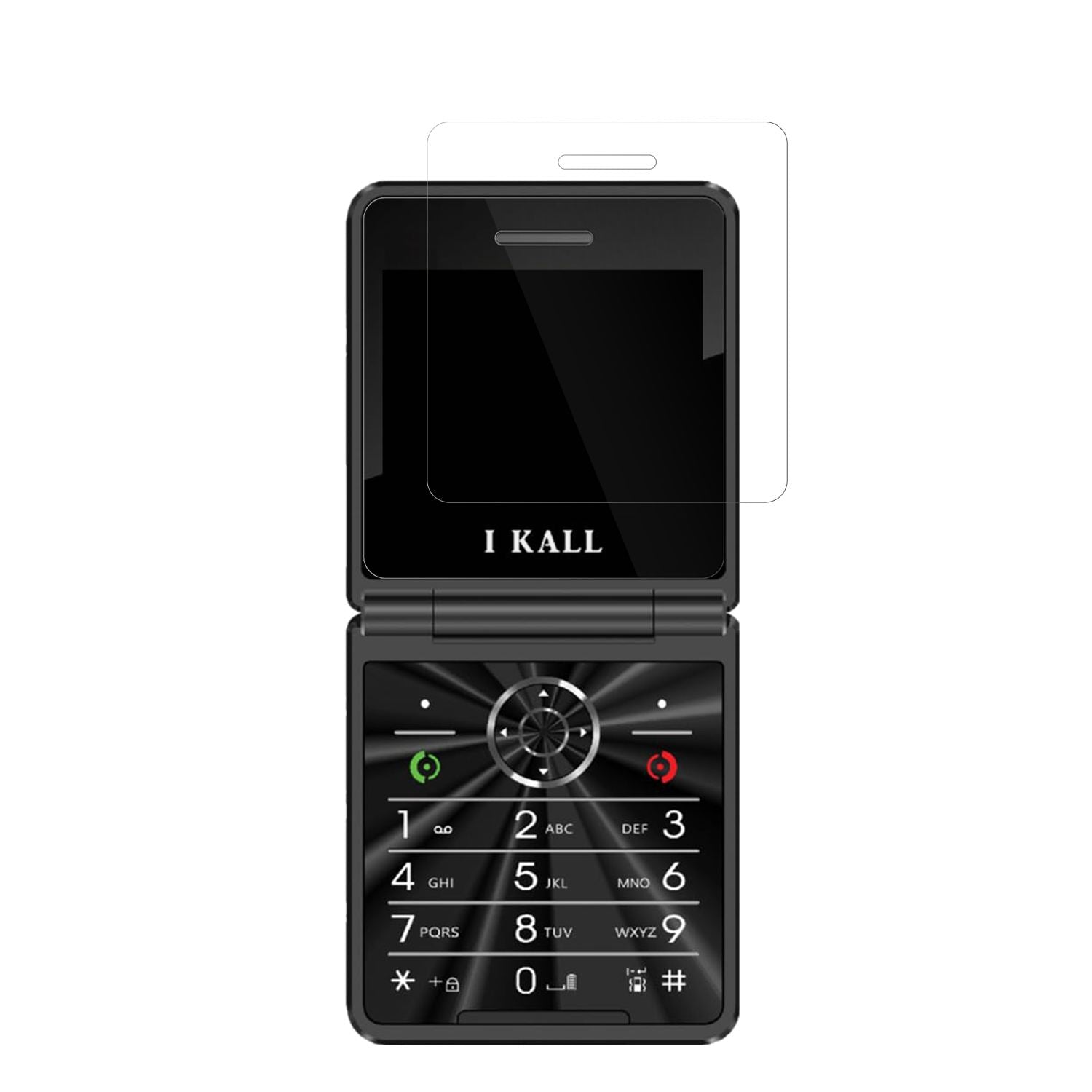 4x Schutzfolie klar für I Kall A3 Flip Display-Sch (2)