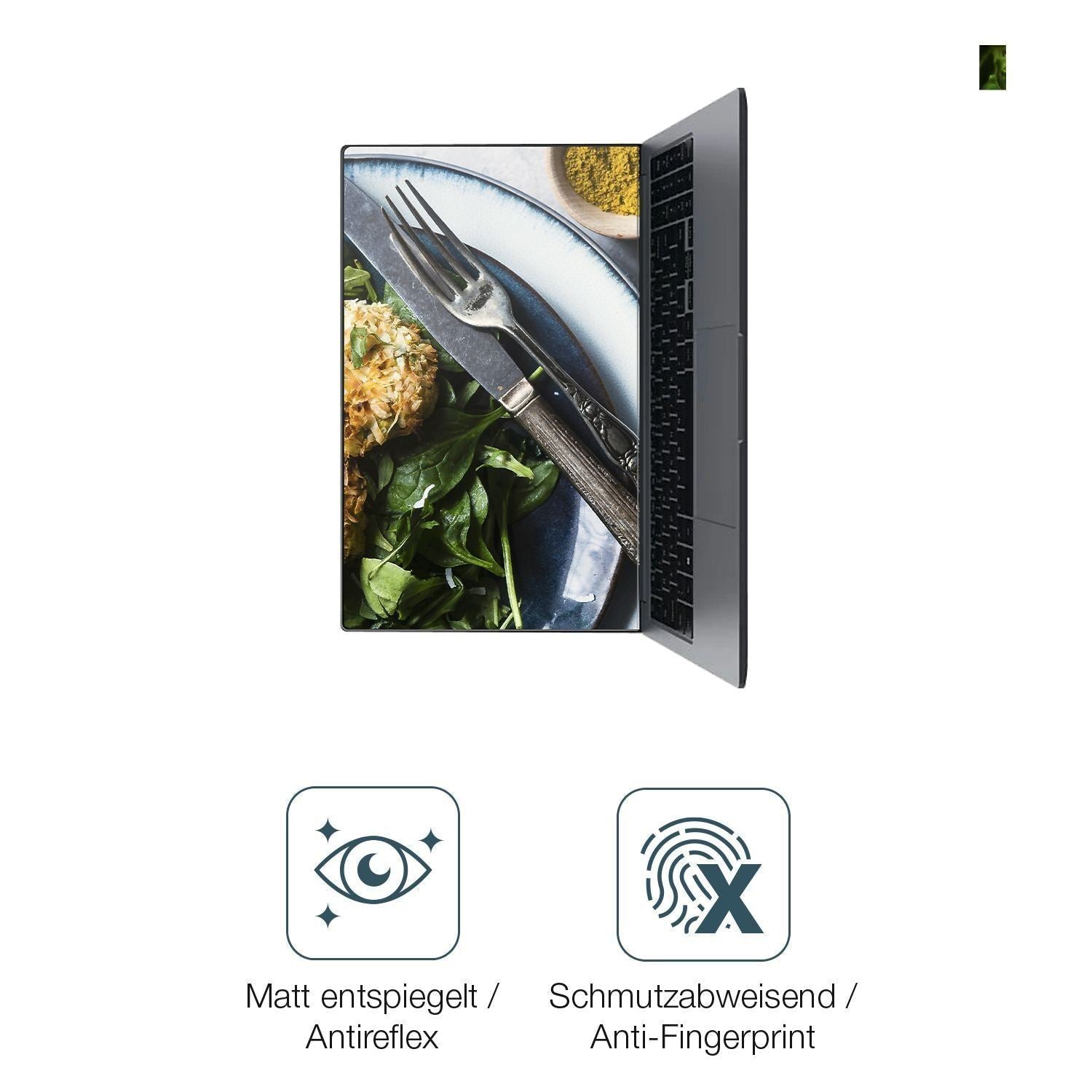 2x 9H Schutzfolie matt für Samsung Galaxy Book4 15 (5)