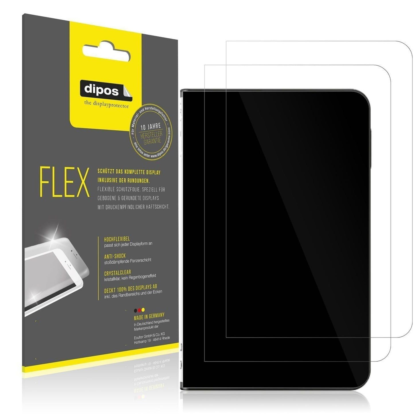 2x 3D Full Cover Schutzfolie für Ledger Stax Crypt (1)