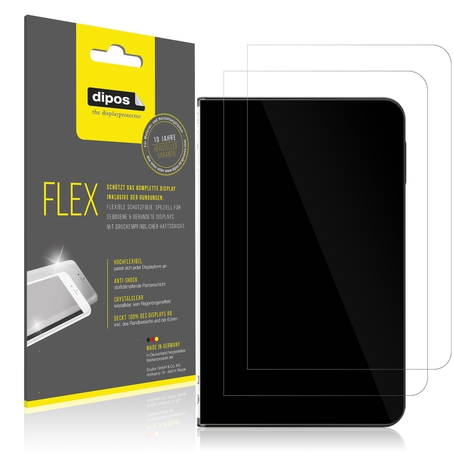2x 3D Full Cover Schutzfolie für Ledger Stax Crypt (1)
