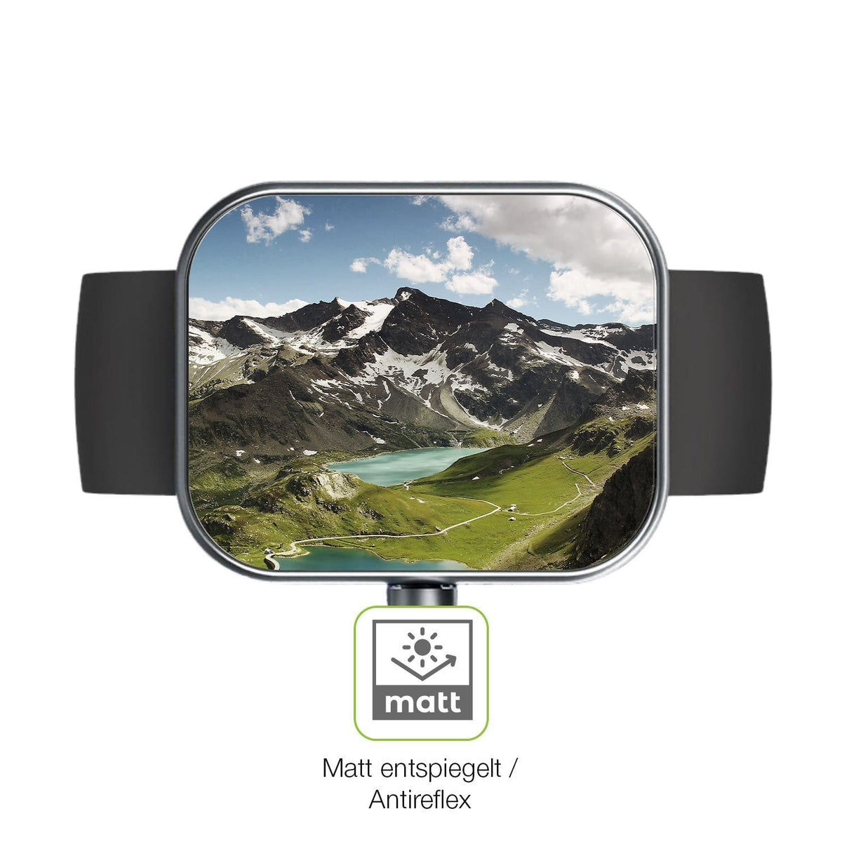 2x Full Cover Schutzfolie matt für Coucur Y66 1.96 (5)
