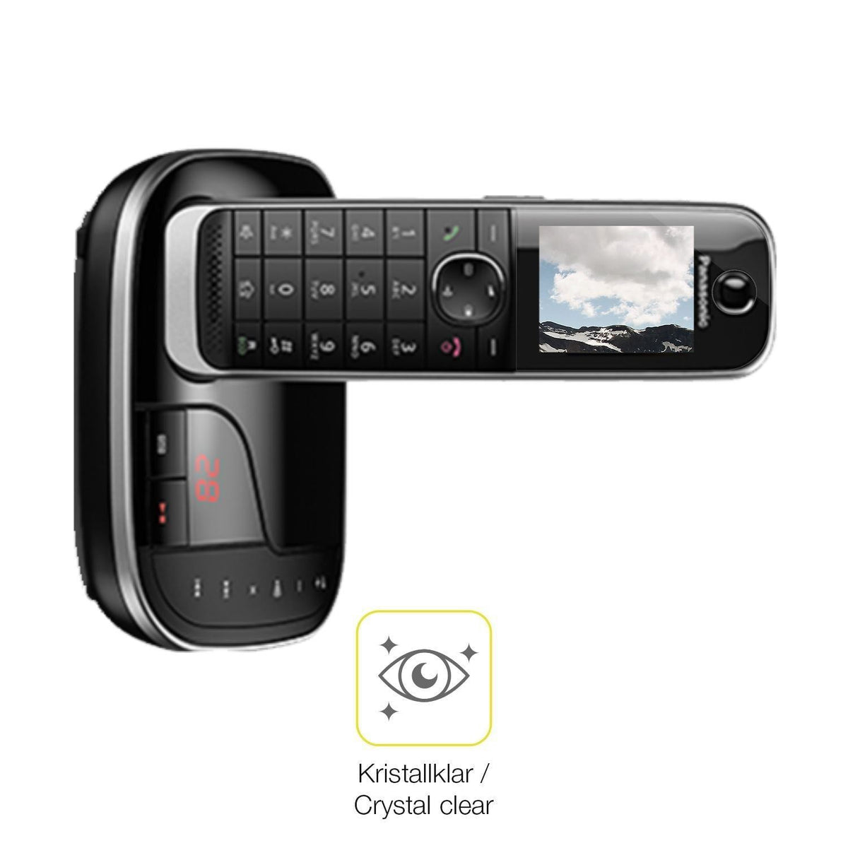 2x 3D Full Cover Schutzfolie für Panasonic KX-TGJ3 (5)