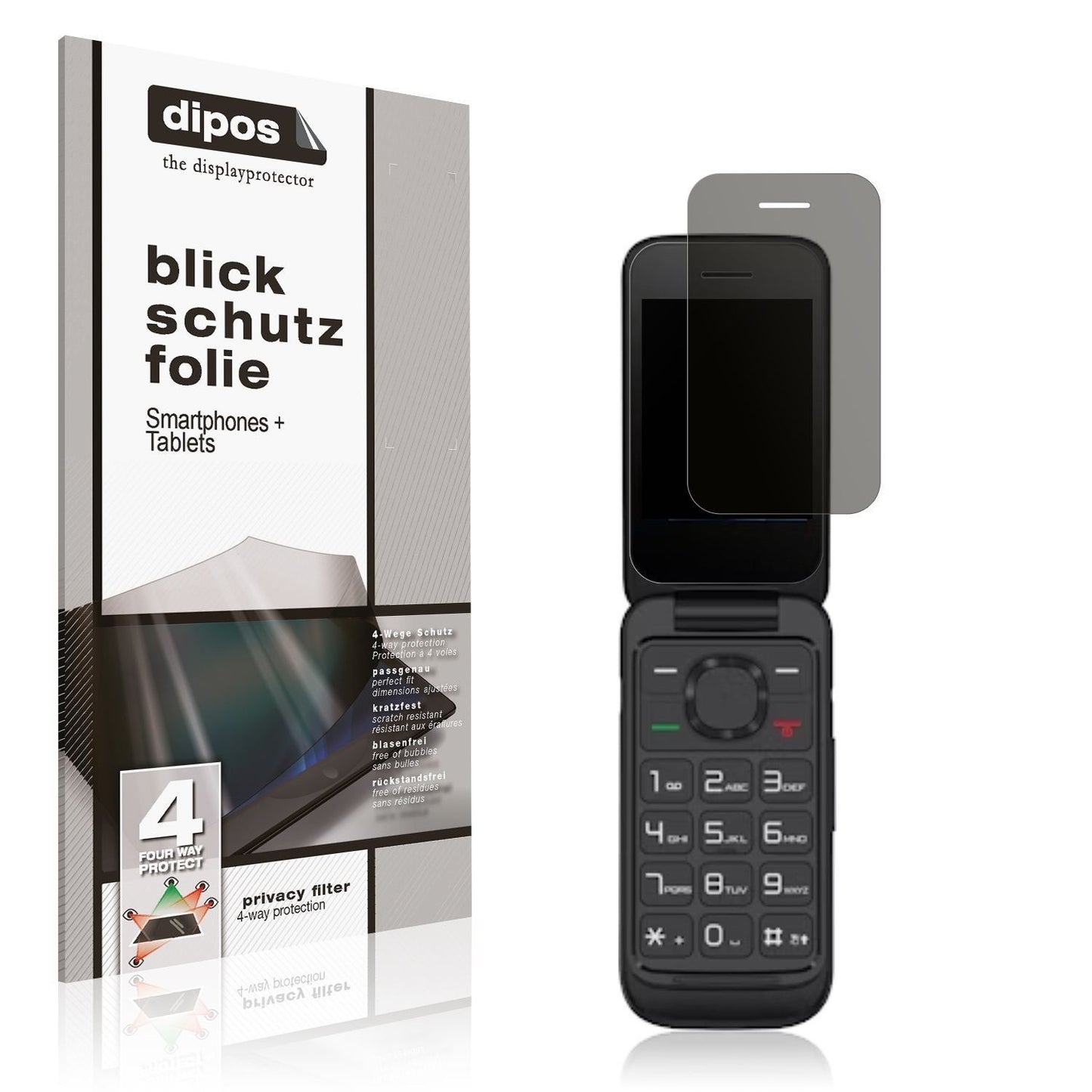 Blickschutzfolie für TCL OneTouch 5023 matt Schutz (1)