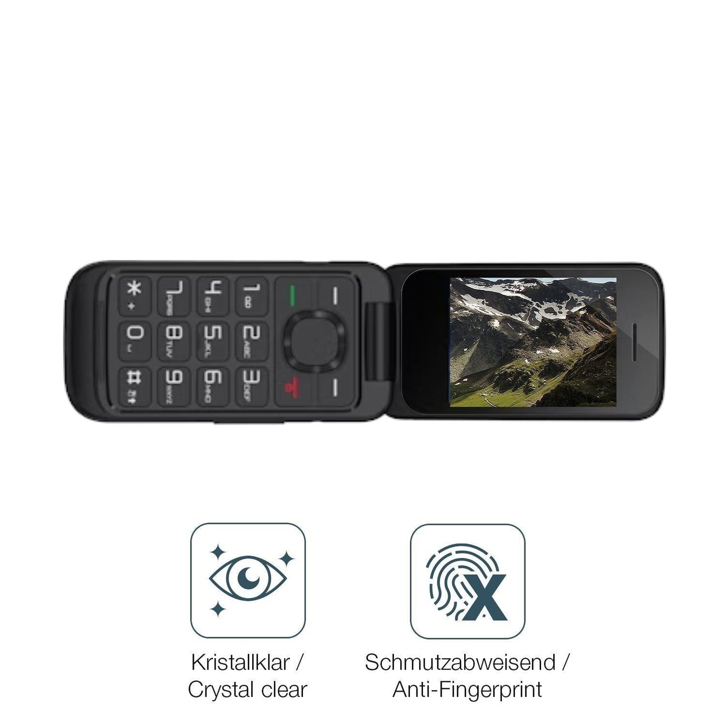 2x 9H Schutzfolie für TCL OneTouch 5023 Panzerfoli (5)