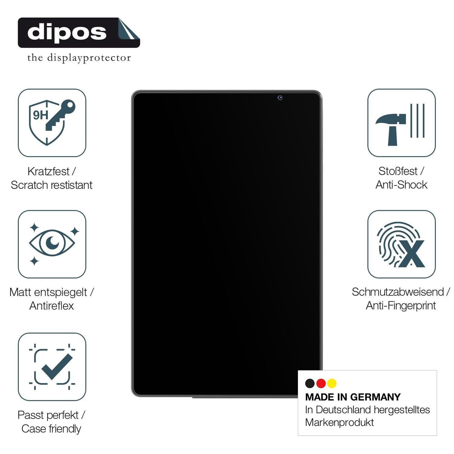 2x 9H Schutzfolie matt für ApoloSign EP Tablet 10. (7)