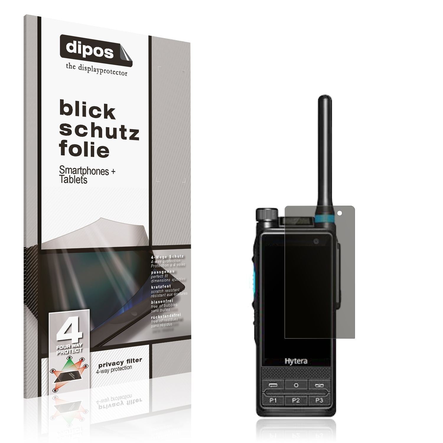 Blickschutzfolie für Hytera PTC680 matt Schutzfoli (1)