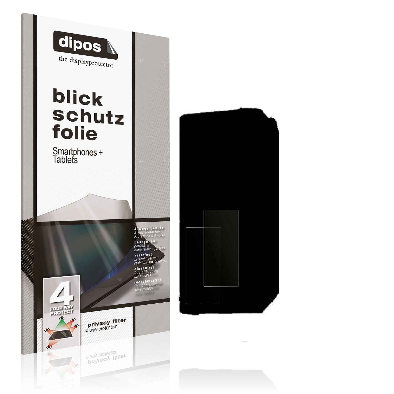 Blickschutzfolie für Telpo M10 Front-Display matt  (1)