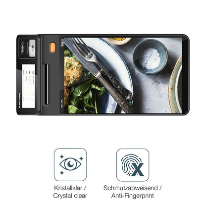 2x Schutzfolie klar für Telpo M10 Back-Display Dis (4)
