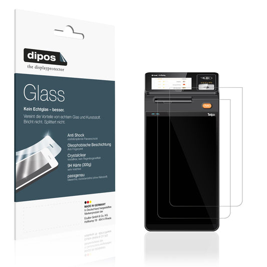 2x 9H Schutzfolie für Telpo M10 Back-Display Panze (1)
