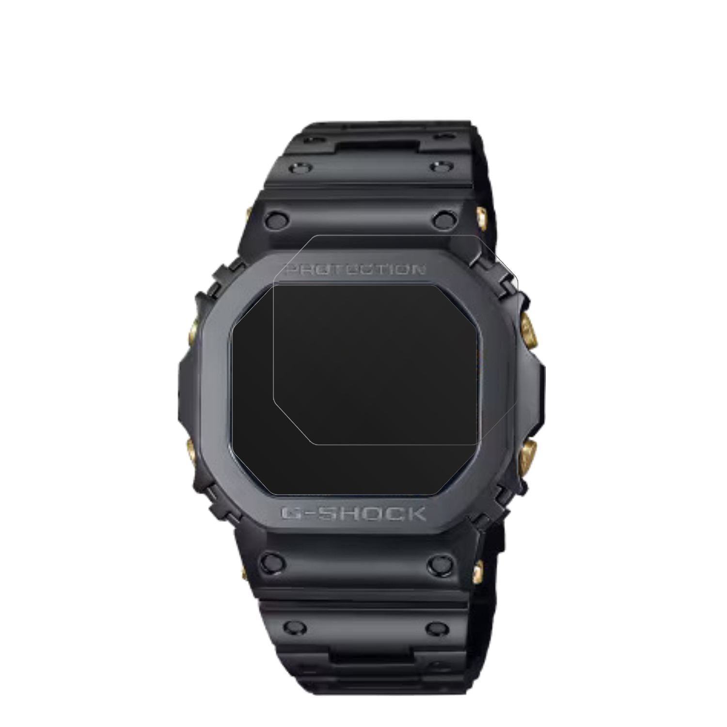 6x Schutzfolie matt für Casio W-216H-1AV Eckig Dis (2)