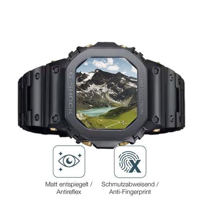 6x Schutzfolie matt für Casio W-216H-1AV Eckig Dis (4)
