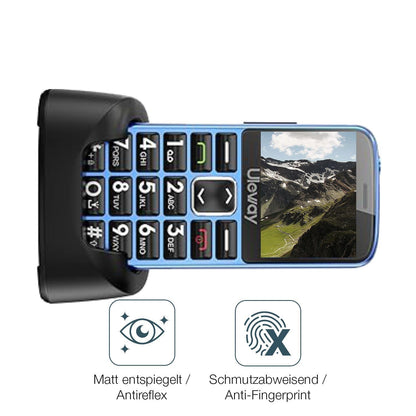 4x Schutzfolie matt für Uleway T185 Display-Schutz (4)