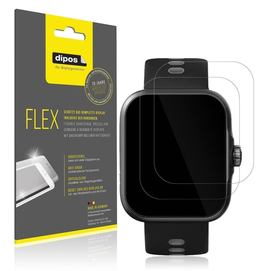 2x 3D Full Cover Schutzfolie für CW Watch S1 (1)