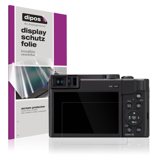 4x Schutzfolie klar für Panasonic Lumix TZ-57 Disp (1)