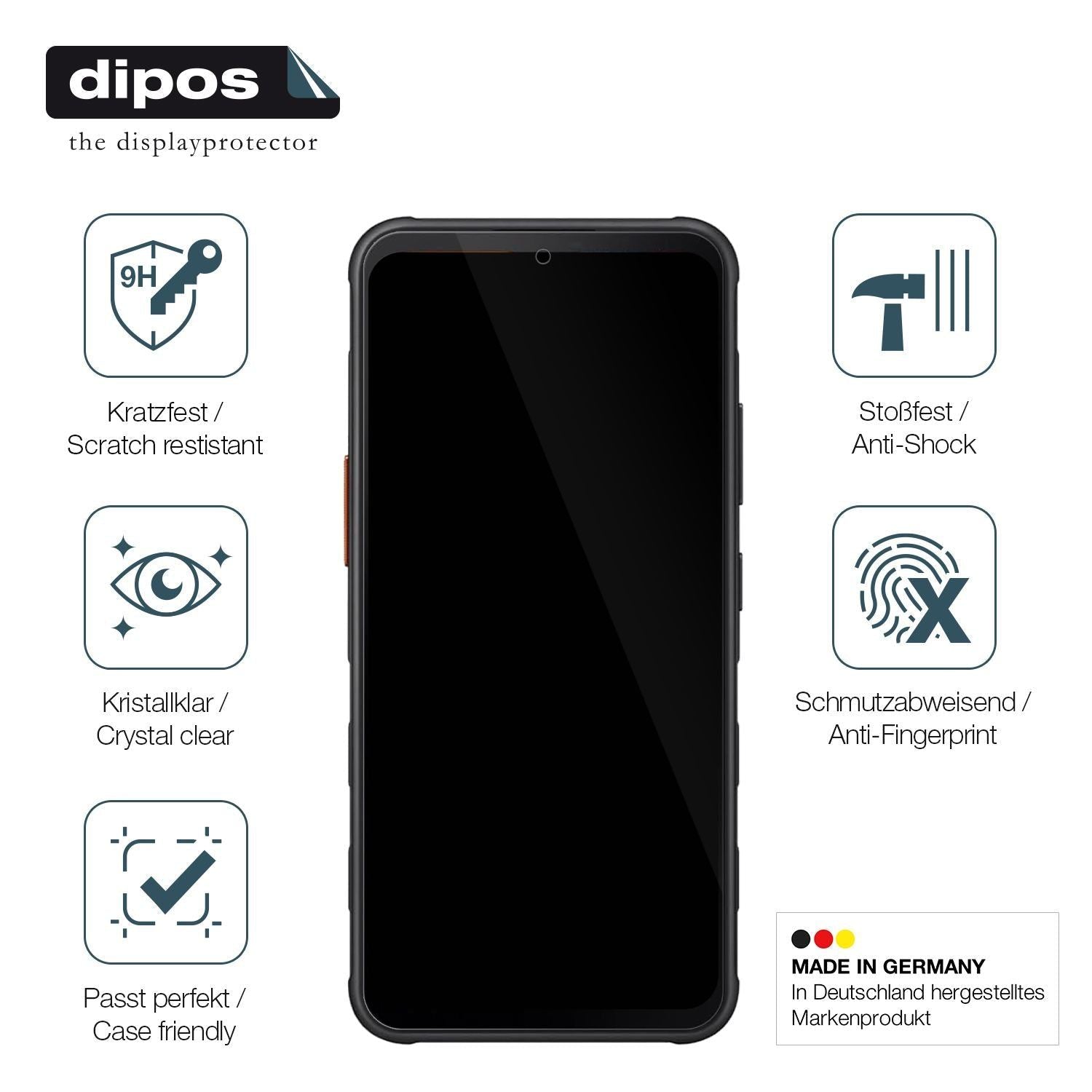 2x 9H Schutzfolie für Samsung Galaxy Xcover 7 Ente (7)