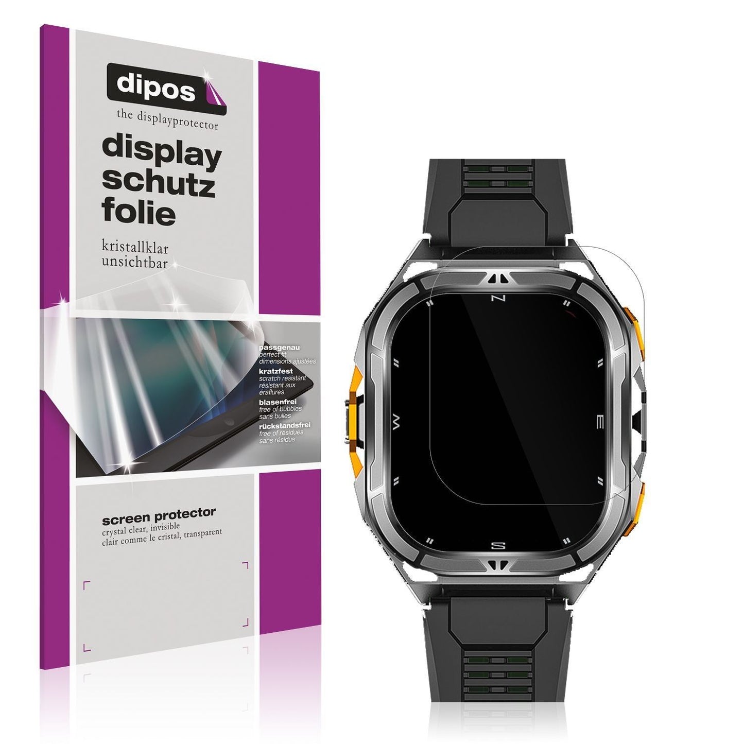 6x Schutzfolie klar für Cubot GT3 Display-Schutzfo (1)