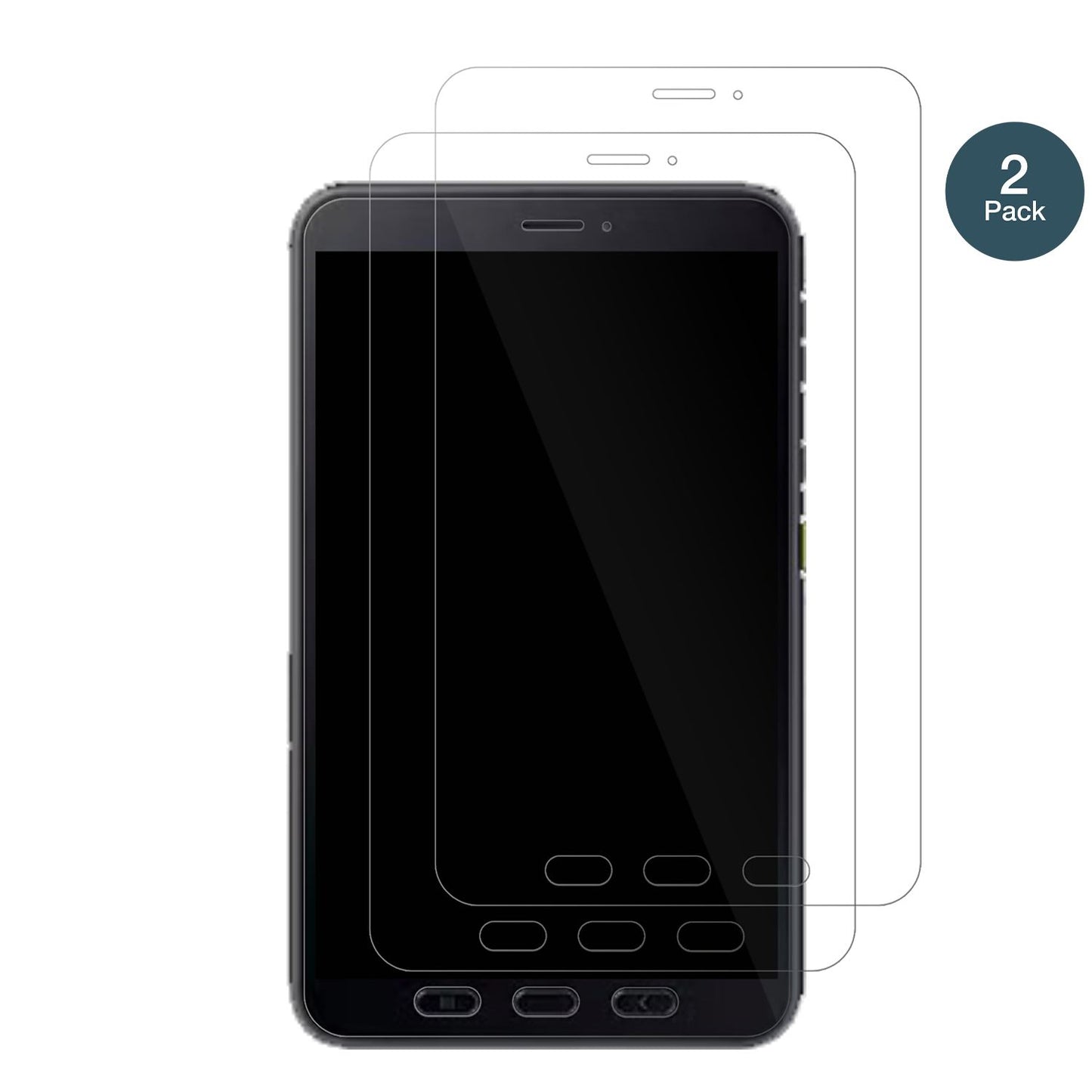 2x 9H Schutzfolie für Samsung Galaxy Tab Active 5  (2)