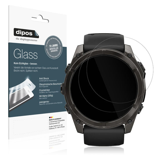 2x 9H Schutzfolie für Garmin Fenix 8 51mm Panzerfo (1)