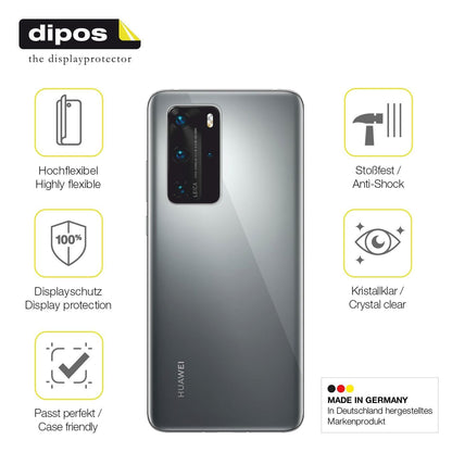 2x 3D Full Cover Schutzfolie für Huawei P40 Pro Rü (7)