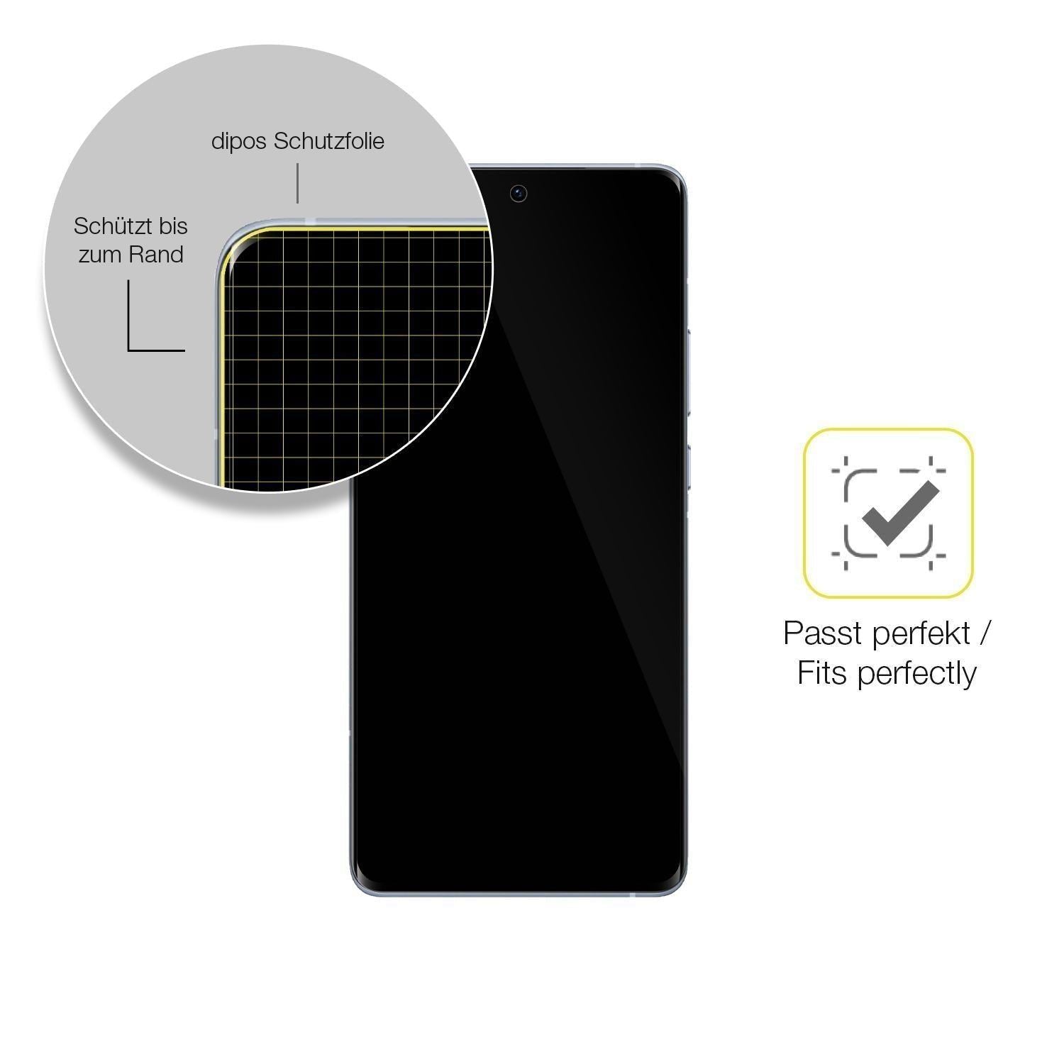 2x 3D Full Cover Schutzfolie für Vivo X60 Pro Plus (6)