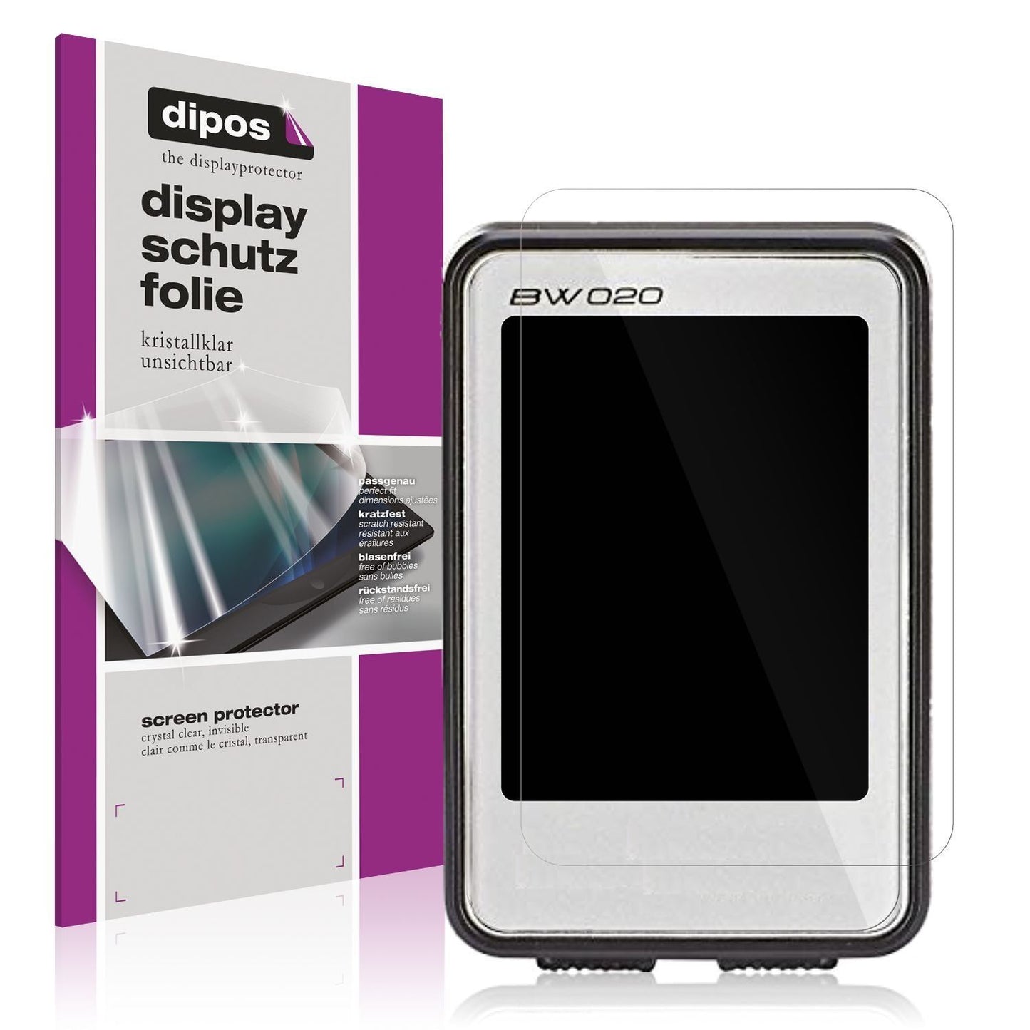 2x Schutzfolie klar für Prophete BW-020 Display-Sc (1)