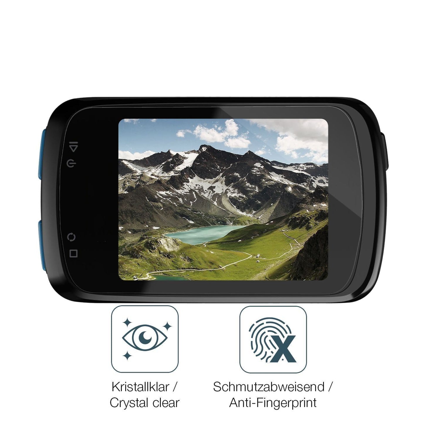 2x 9H Schutzfolie für Geoid CC500 2.5 Zoll Panzerf (5)