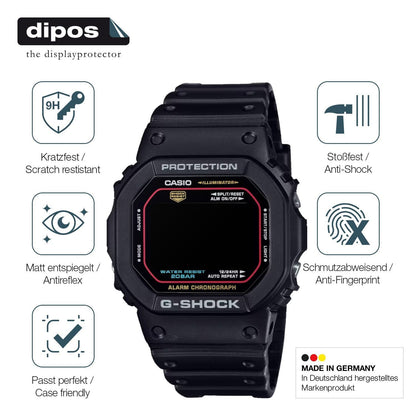 2x 9H Schutzfolie matt für Casio G-Shock DW-5600RL (7)
