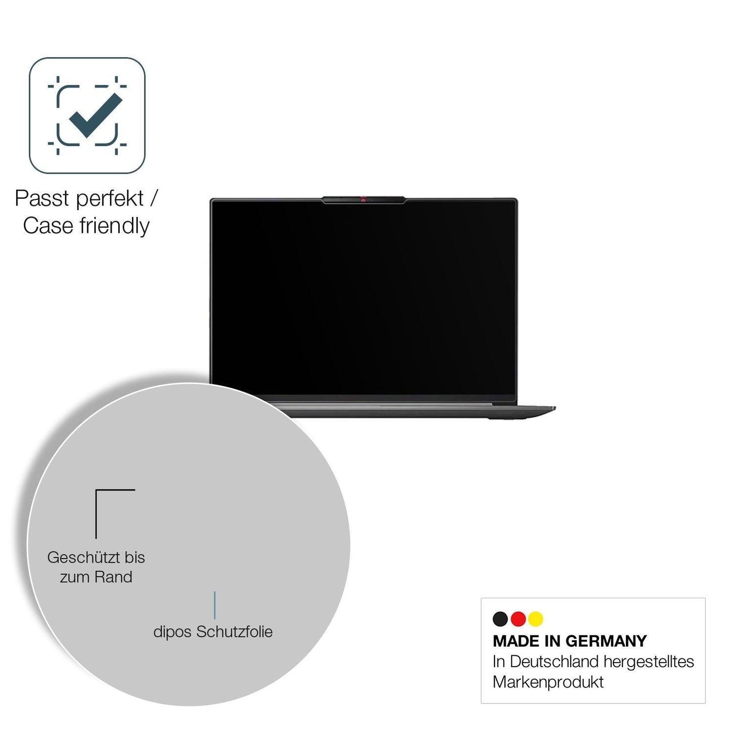 2x 9H Schutzfolie matt für Lenovo IdeaPad Slim 5i  (6)