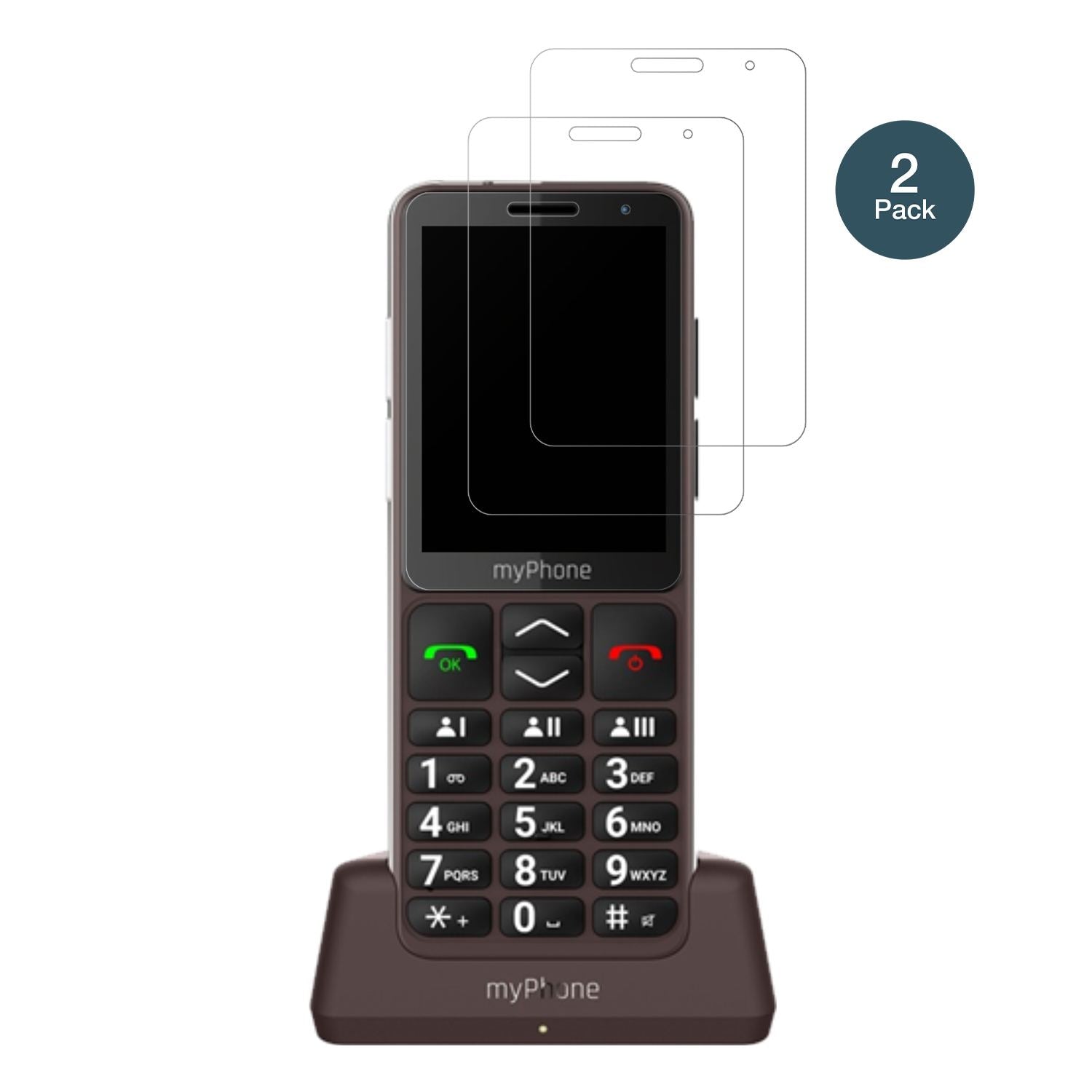 2x 9H Schutzfolie matt für myPhone Bueno LTE Panze (2)