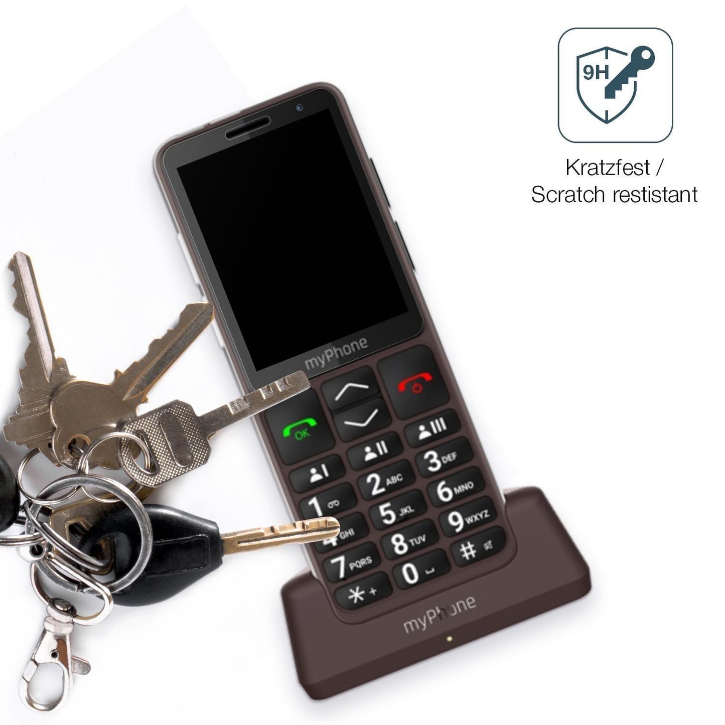 2x 9H Schutzfolie matt für myPhone Bueno LTE Panze (3)