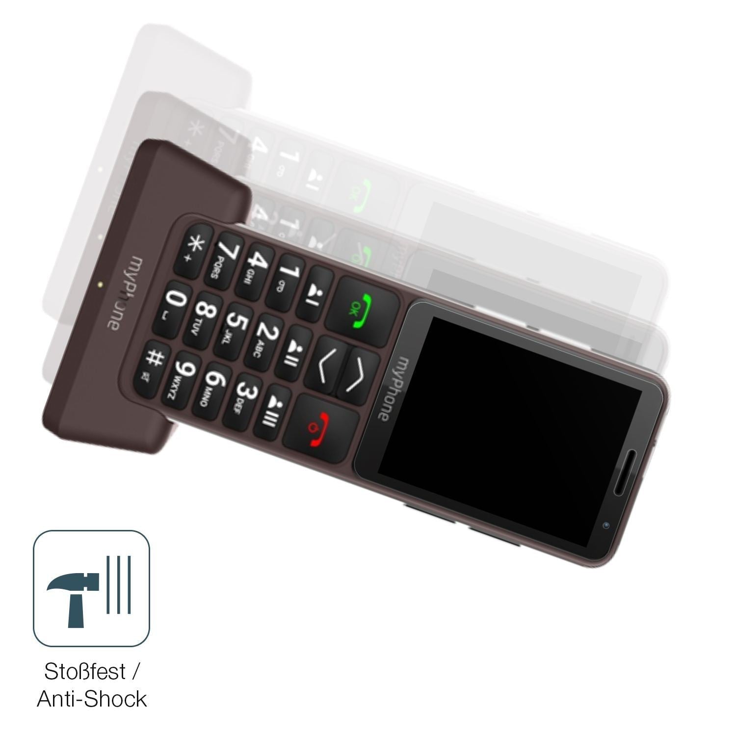 2x 9H Schutzfolie matt für myPhone Bueno LTE Panze (4)